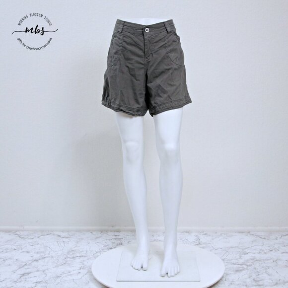 Kuhl Mid Rise Shorts Green Women 14 - Picture 2 of 11